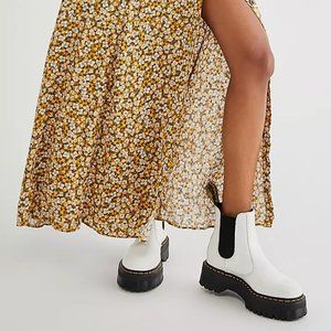 2976 Dr. Martens Leather Platform Chelsea Boots